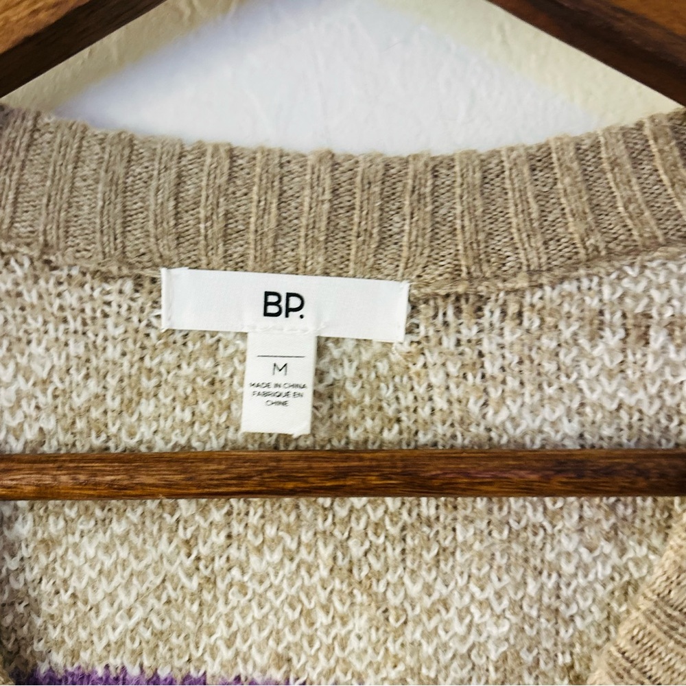 BP Women’s Medium Fall Geometric Patterned Brown‎… - image 3